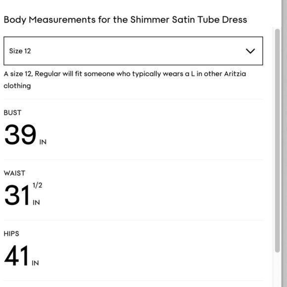 Aritzia Ten by Babaton Shimmer Satin Tube Dress Black Size 12 - Picture 5 of 10